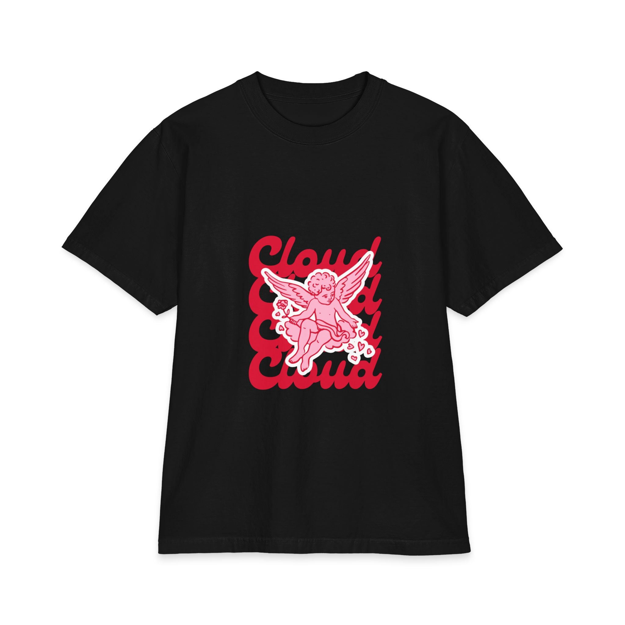 Cupid Angel Graphic T-Shirt — 'Slow Cupid' Retro Valentine Tee